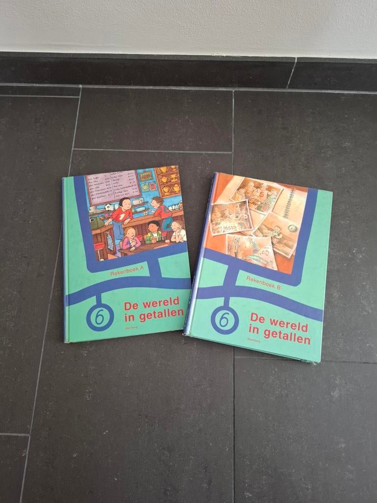 De wereld in getallen rekenboek A en B groep 6 Malmberg, Verzenden, Gelezen, Overige niveaus, Overige vakken