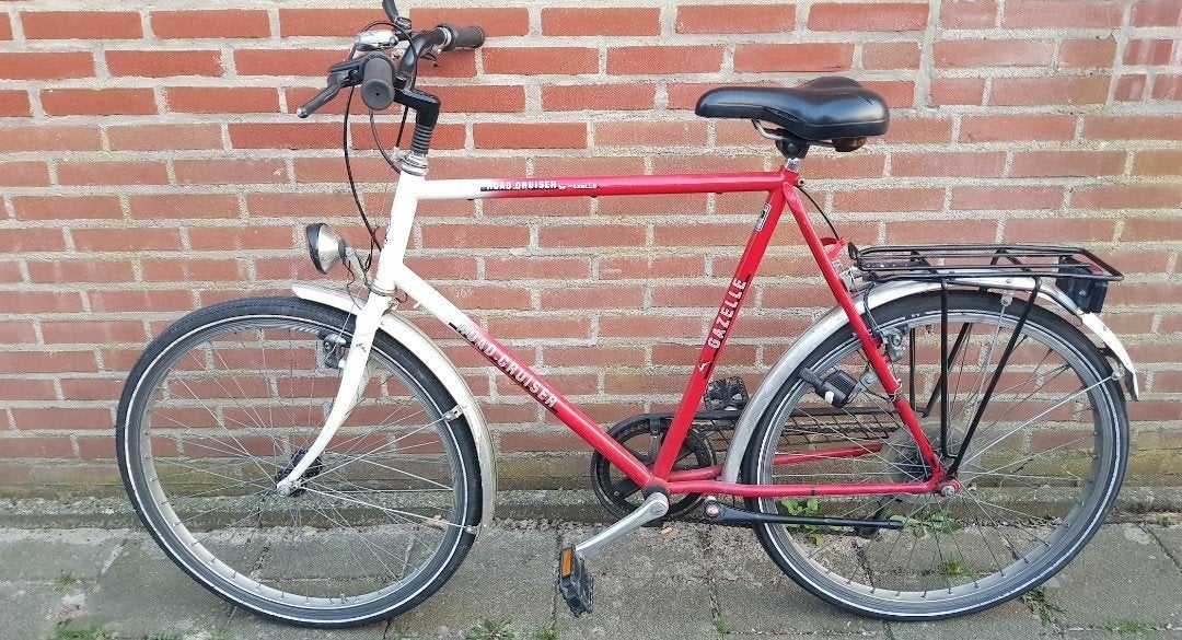 Gazelle herenfiets 28", Velgrem, Versnellingen, Batavus, Ophalen of Verzenden