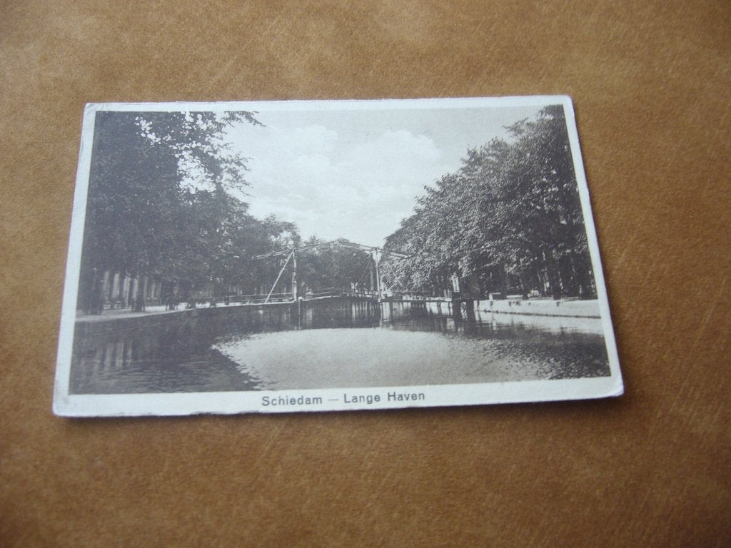 SCHIEDAM  =  LANGE HAVEN  1931, Verzamelen, Ophalen of Verzenden, 1920 tot 1940, Gelopen, Zuid-Holland
