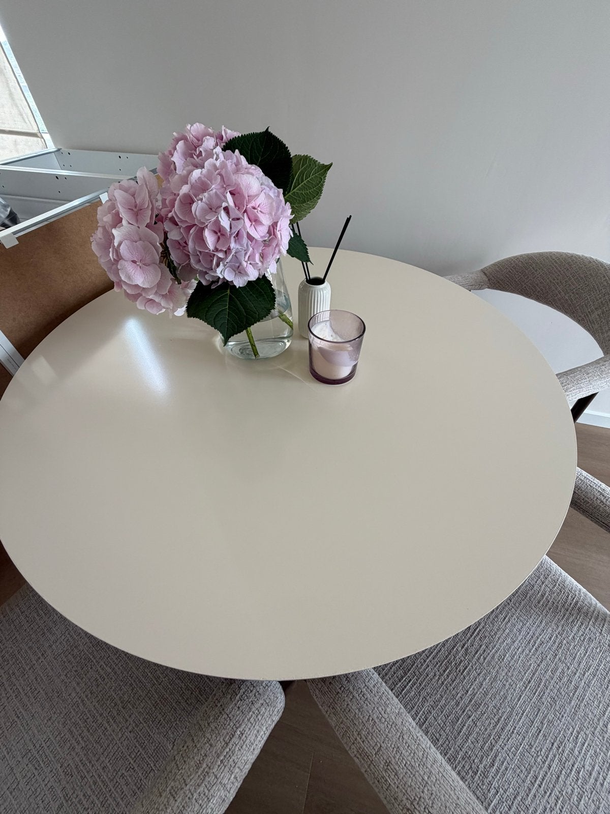 IKEA Mariedamm eettafelset costum made, Ophalen, 50 tot 100 cm, 100 tot 150 cm, Rond