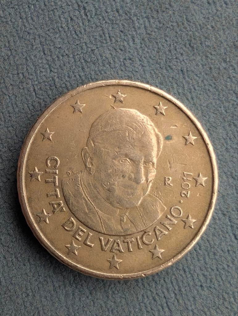 Vaticaanstad. Italië. 0,50 cent. Jaartal 2011., Ophalen of Verzenden, Vaticaanstad, 2 euro, Losse munt