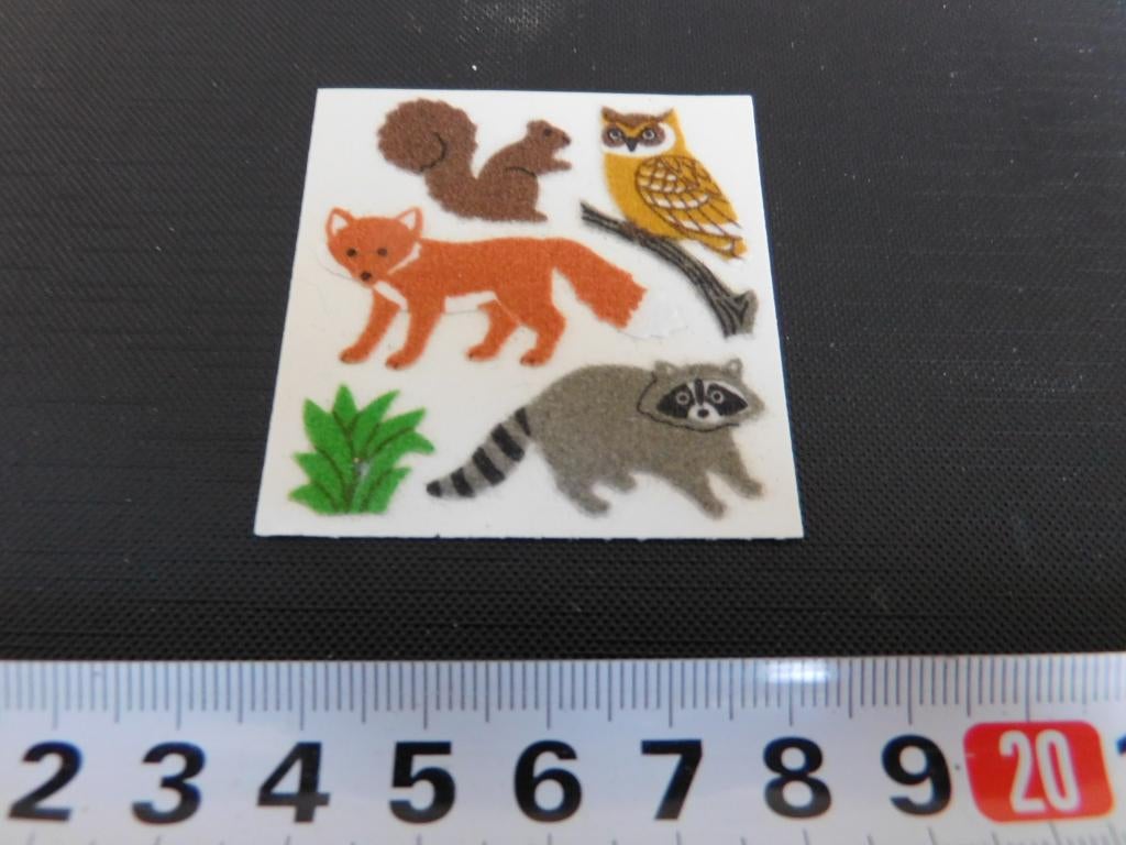 sticker set vilt dieren, Verzamelen, Stickers, Zo goed als nieuw, Ophalen