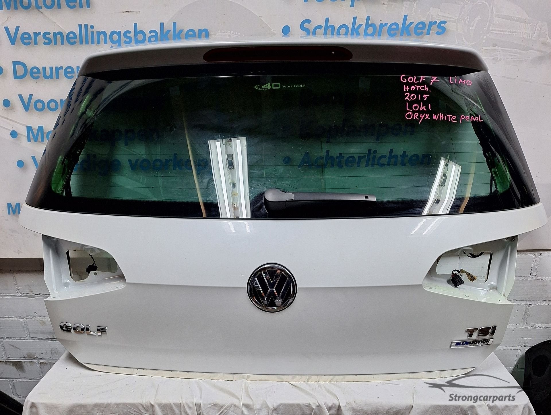 Achterklep VW Golf 7 VII Hatchbak in goede staat kleur L0K1, Gebruikt, Volkswagen, -, Ophalen of Verzenden