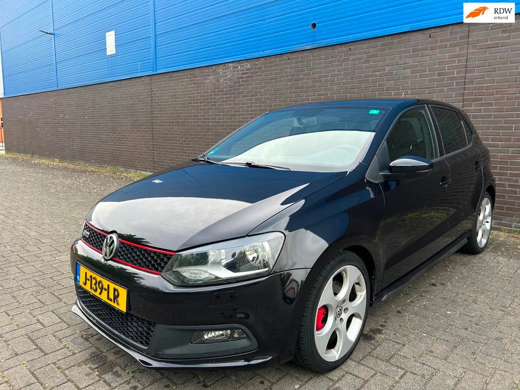 Volkswagen Polo 1.4 TSI GTI | Automaat | Cruise | Climate |, Euro 5, 4 cilinders, Navigatiesysteem, Zwart