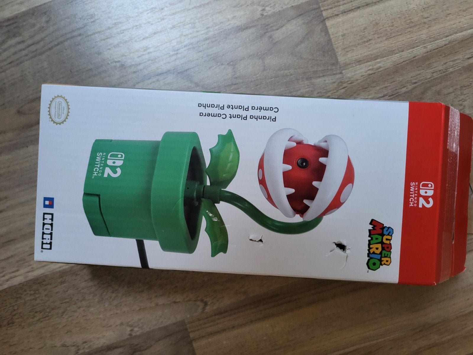 Piranha plant camera switch 2, Spelcomputers en Games, Ophalen of Verzenden, Zo goed als nieuw, Met 1 controller, Switch Original