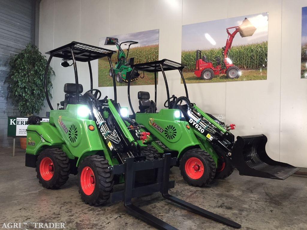 Nieuwe TAIAN DY620 Minishovel met telescoopgiek, bak en vork, -, Niet opgegeven, Ophalen of Verzenden, Niet opgegeven