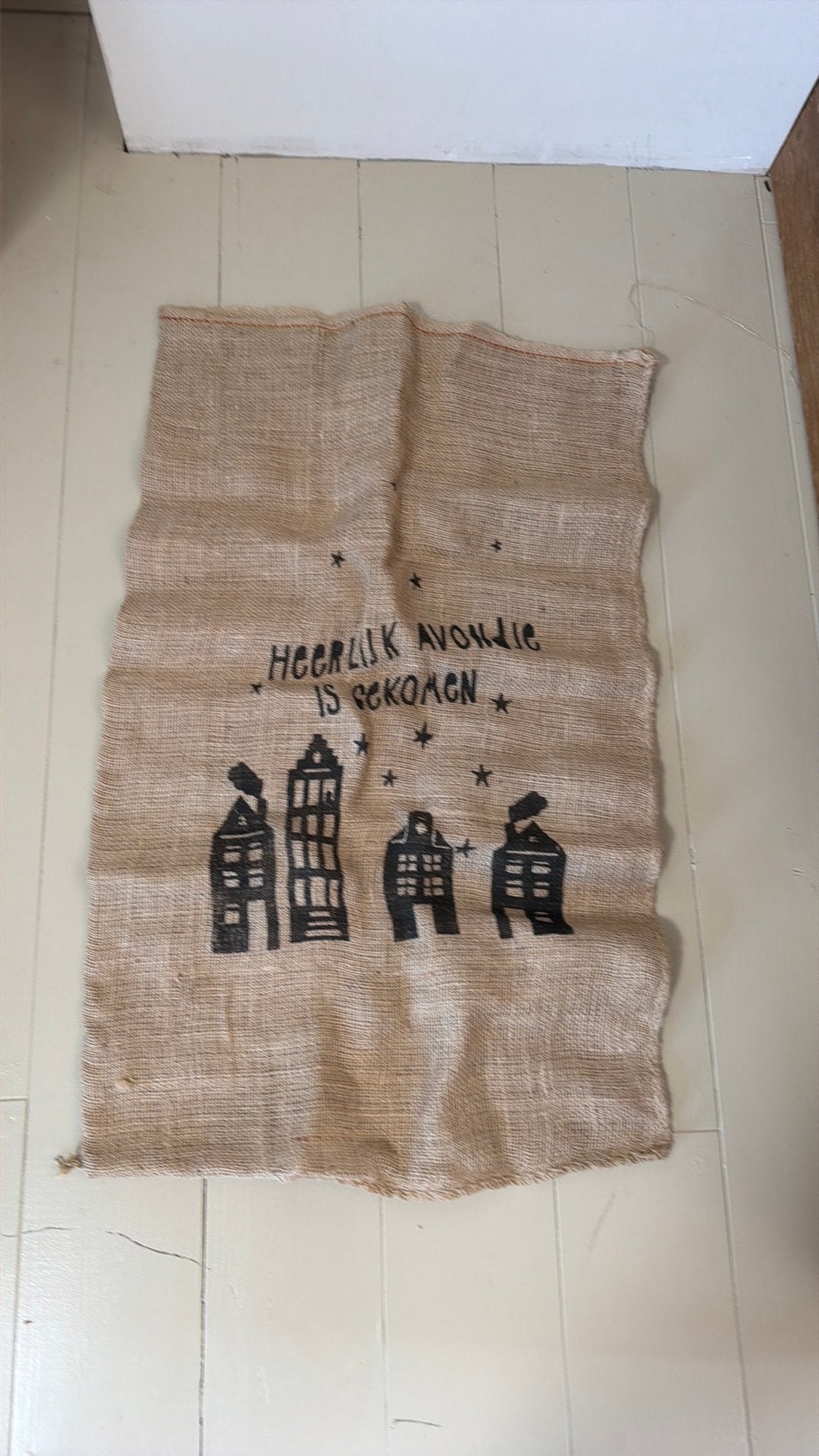 GRATIS jute Sinterklaas zak, Ophalen of Verzenden, Zo goed als nieuw