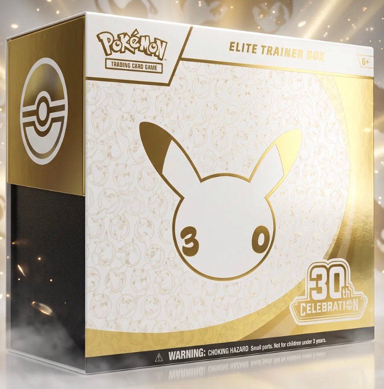 Pokémon 30th Celebration ETB sealed, Ophalen of Verzenden, Nieuw, Boosterbox, Foil