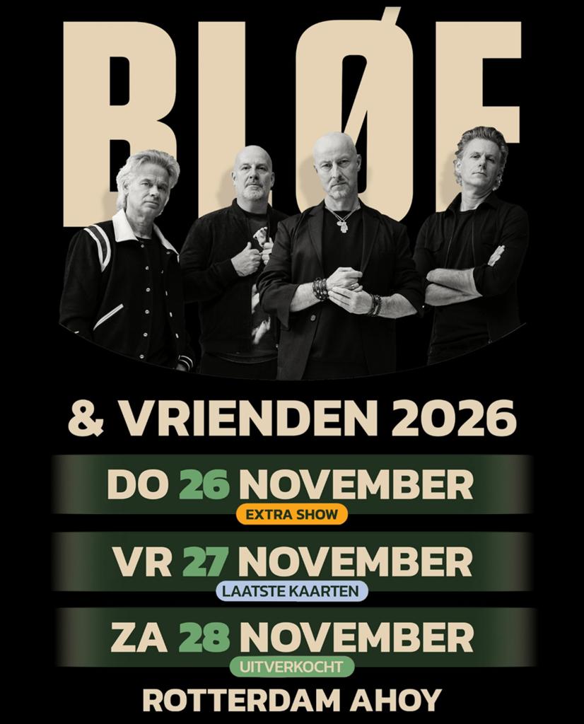 3x zitplaats Goud Blof en vrienden 27 november Ahoy Rdam, Drie personen of meer, November