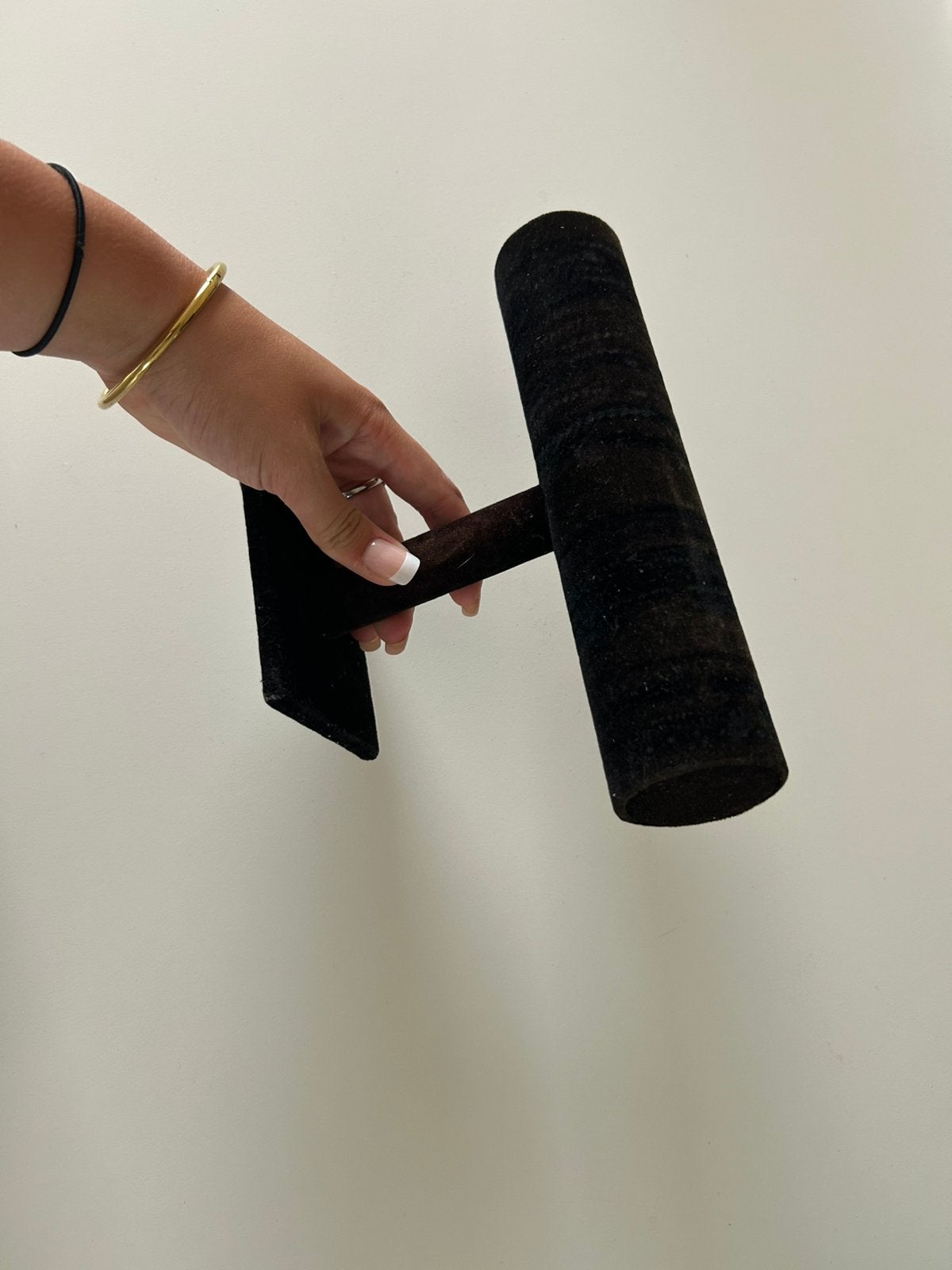 armband houder, Ophalen, Zwart, Kunststof of Plastic, Zo goed als nieuw