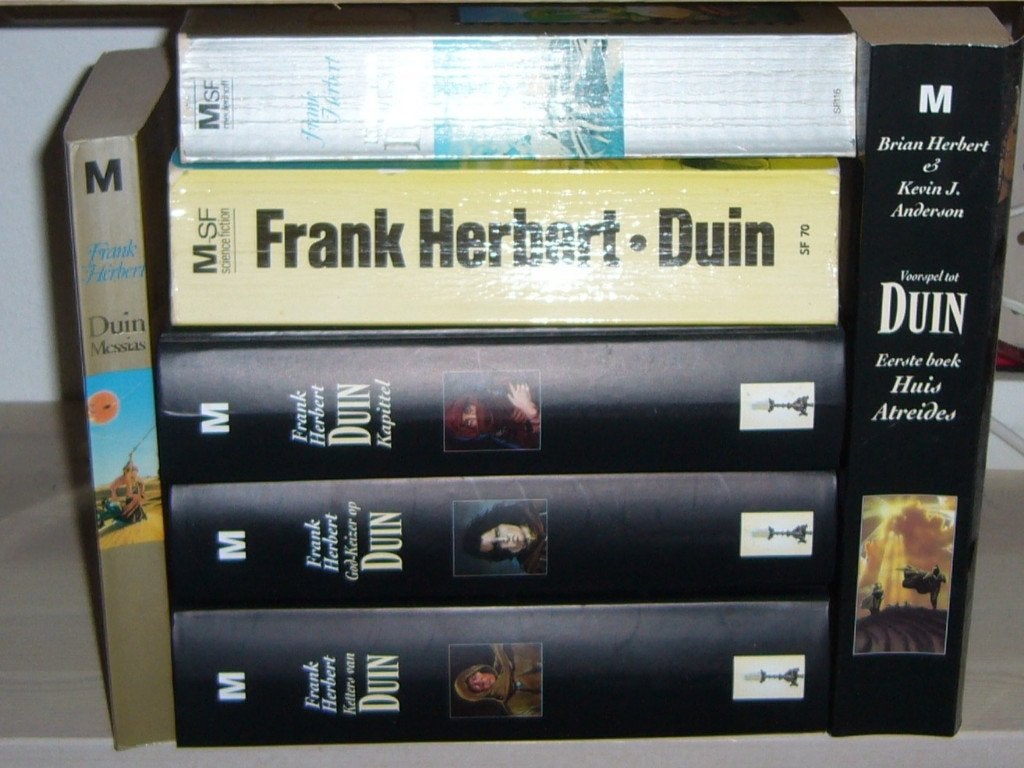 Frank Herbert 7x DUIN God Keizer Kapittel Ketters Voorspel, Ophalen of Verzenden, Gelezen, Frank Herbert F