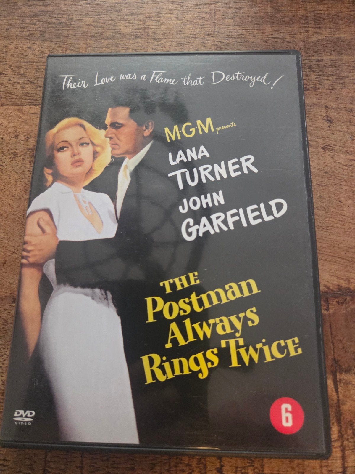 the postman always rings twice dvd(1946)lana turner, Alle leeftijden, Ophalen of Verzenden, Zo goed als nieuw
