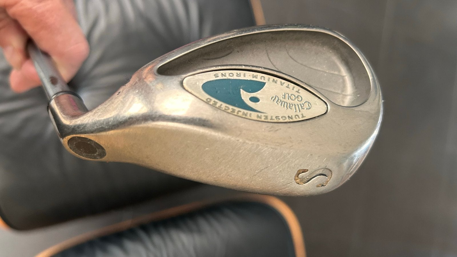Callaway Golf Hawk Eye Gems Titanium Sand Wedge (ophaal), Ophalen, Gebruikt, Club, Callaway