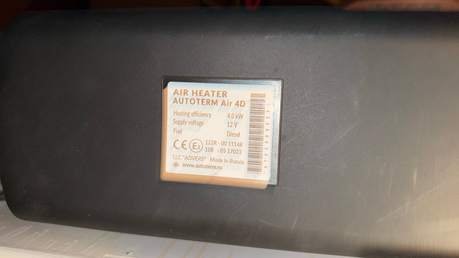 Autoterm Air 4D standkachel (werkt via thermostaat), Auto diversen, Ophalen of Verzenden