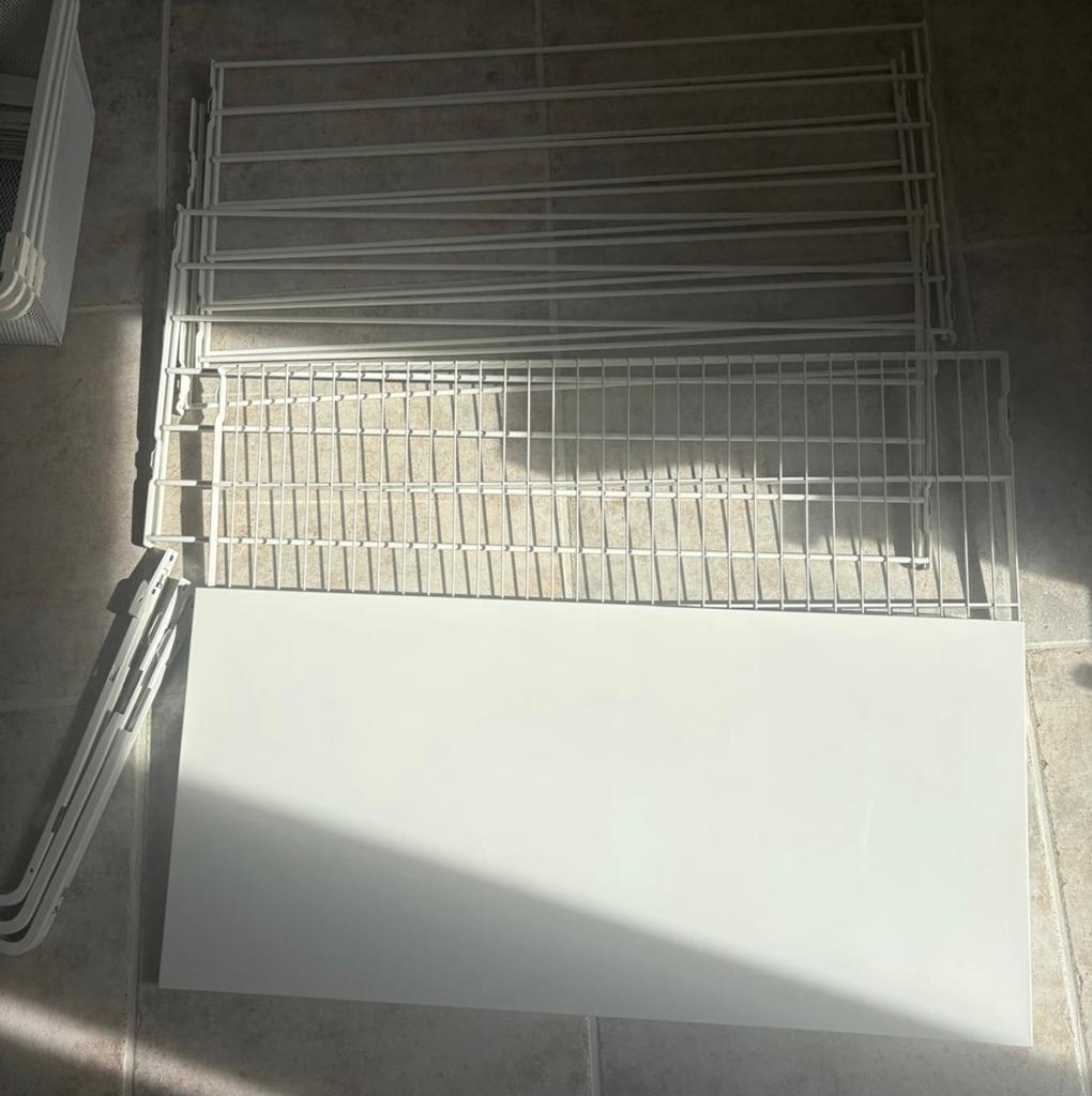 Boaxel ikea plank draadrooster draadmand wanddroogrek, Huis en Inrichting, Kasten | Stellingkasten, Zo goed als nieuw, Ophalen