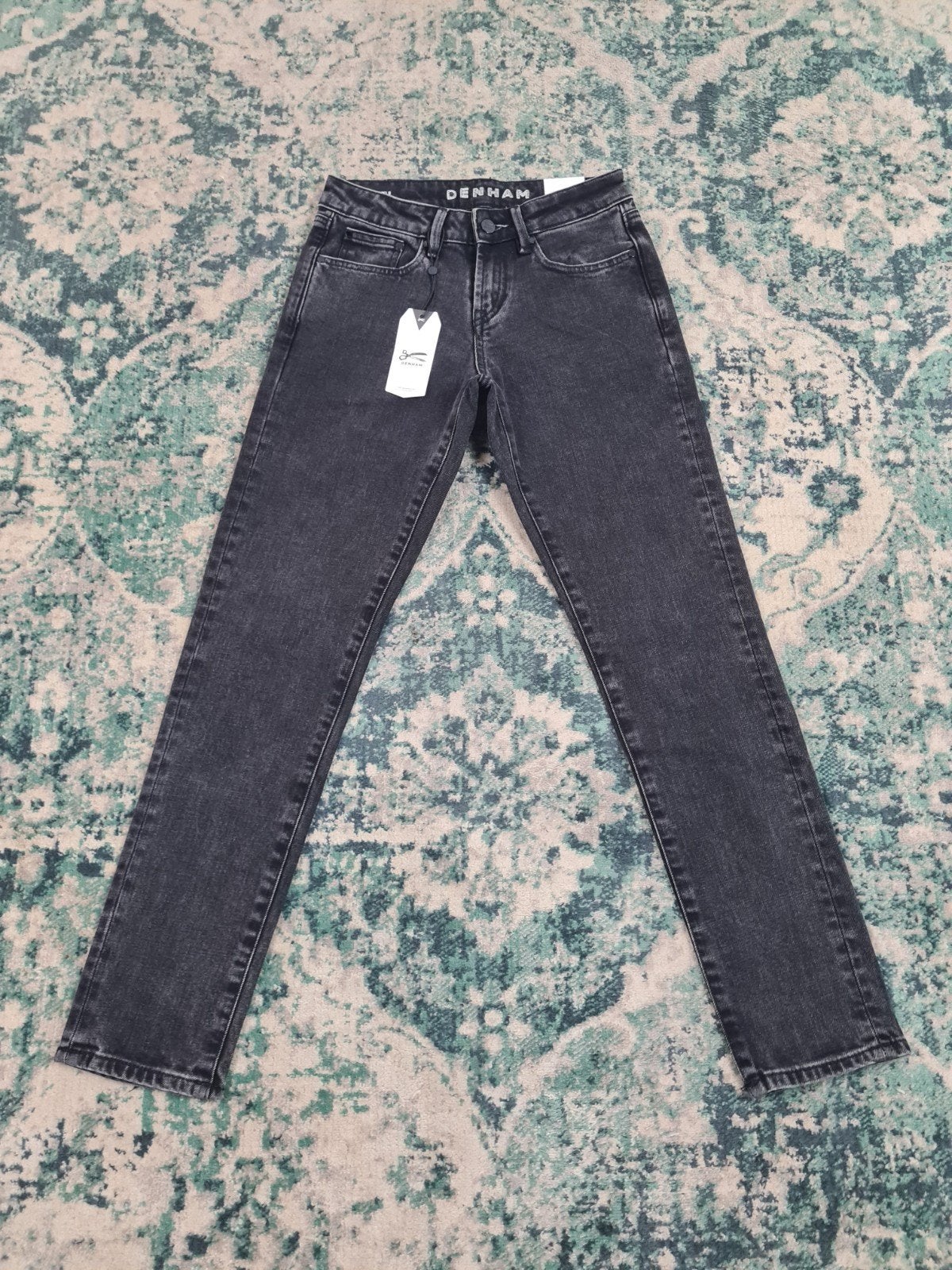 Denham Liz Ankle Straight Fit W27 L30 Zwart Nieuw Tulsi2730, Denham, Zwart, Nieuw, Ophalen of Verzenden