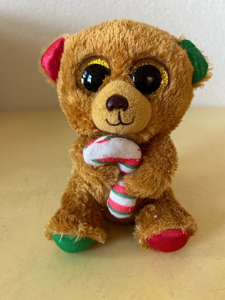 Ty Beanie Boo Beer Bella met Zuurstok - Knuffel, Gebruikt, Beer, Ophalen of Verzenden, Wasbaar
