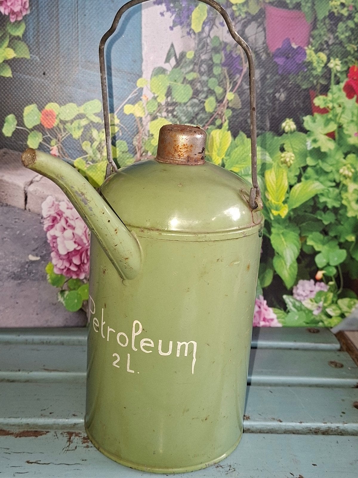 oliekan oud gereedschap bus., Antiek en Kunst, Antiek | Gereedschap en Instrumenten, Ophalen of Verzenden