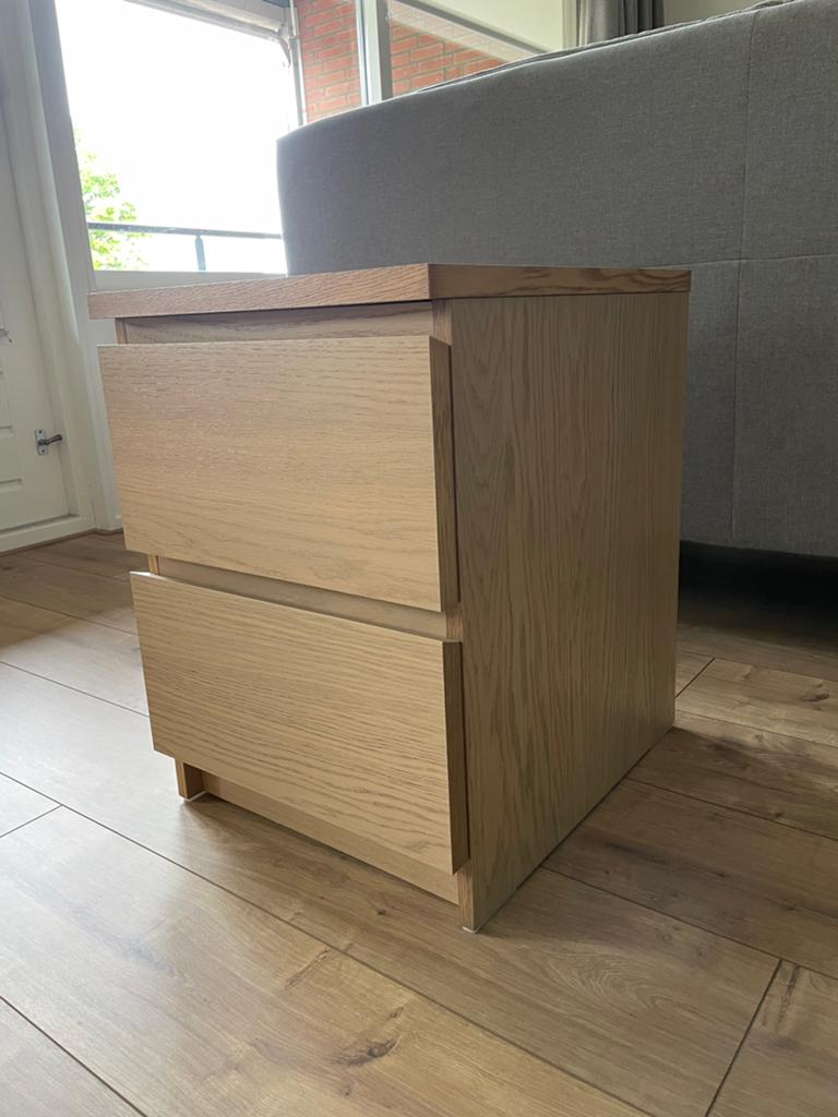 IKEA MALM ladekast, Huis en Inrichting, Ophalen, 50 tot 100 cm, Zo goed als nieuw, 3 of 4 laden