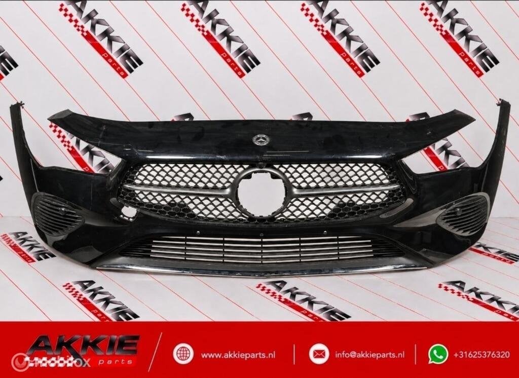 Mercedes Cla bumper voor W118 Facelift, Gebruikt, Voor, Ophalen of Verzenden