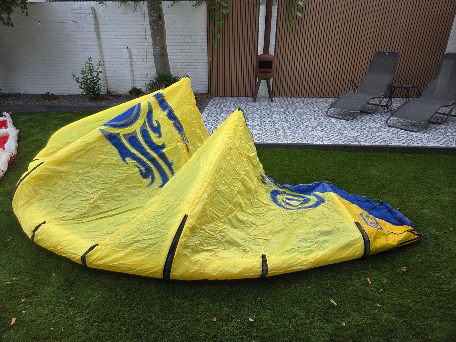 Cabrinha C111 kitesurf kite van 8,5 m², Gebruikt, 8 m², Geen board, Ophalen of Verzenden