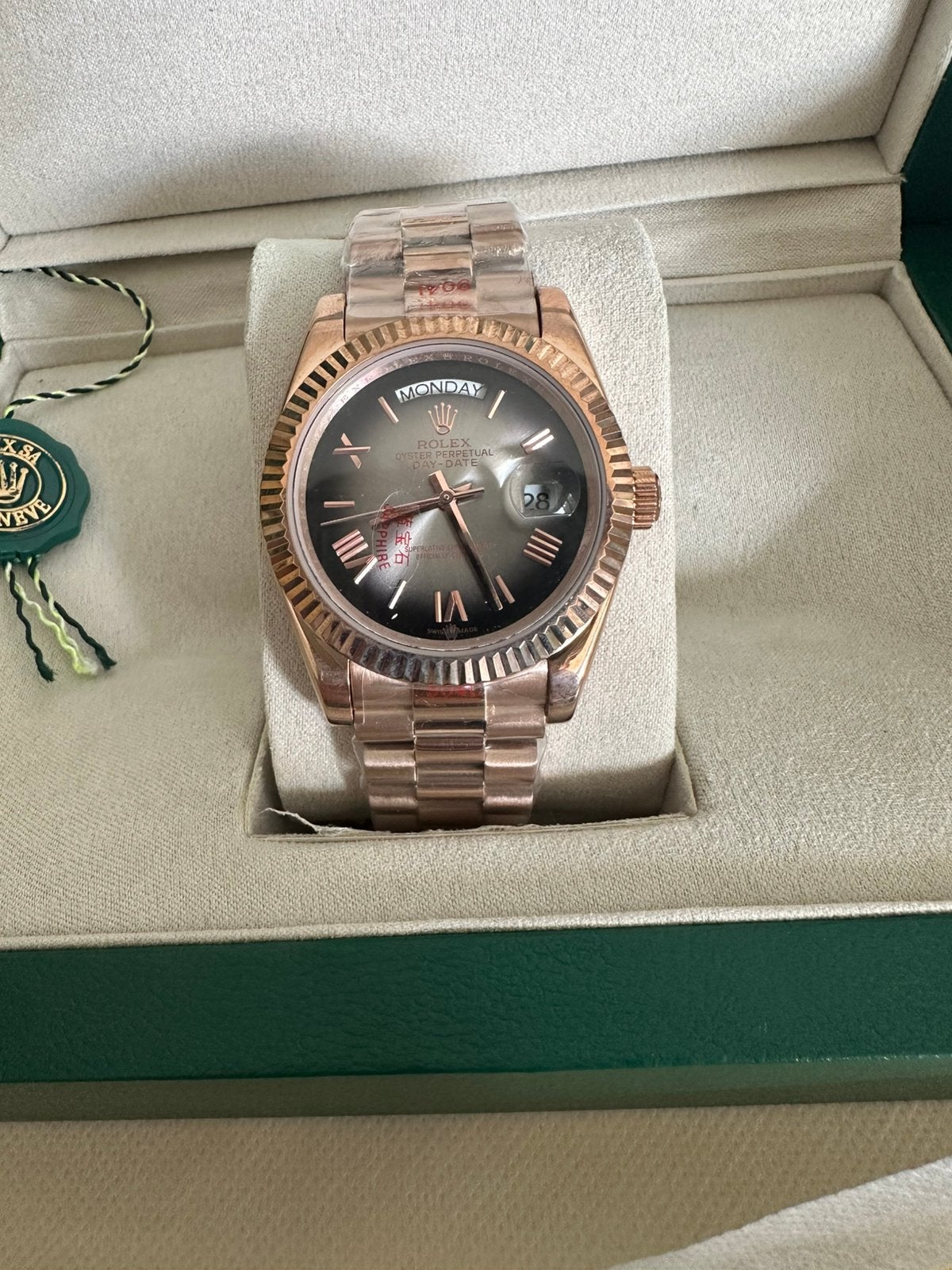 Rolex Day-Date ‘Oscars’ 40mm, Ophalen of Verzenden, Nieuw, Polshorloge, Rolex