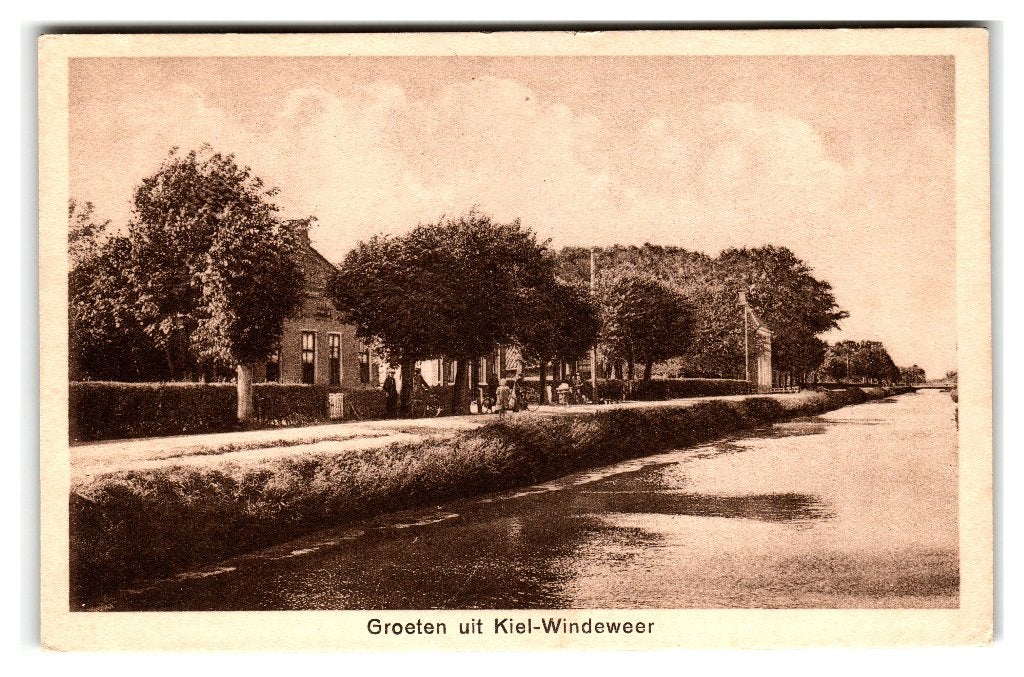 Kiel-Windeweer, Groeten uit Kiel-Windeweer, Ophalen of Verzenden, 1920 tot 1940, Ongelopen, Groningen