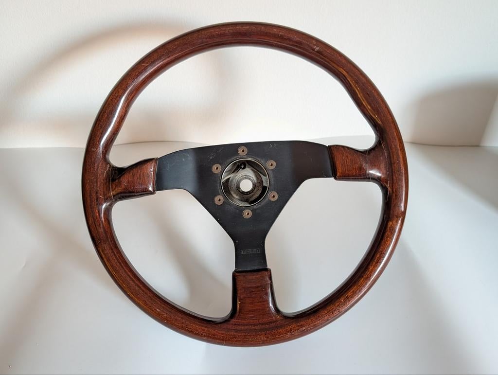 Vintage Momo stuur voor Alfa Romeo met Momo C1011 hub, Auto-onderdelen, Ophalen of Verzenden, Nieuw, Alfa Romeo