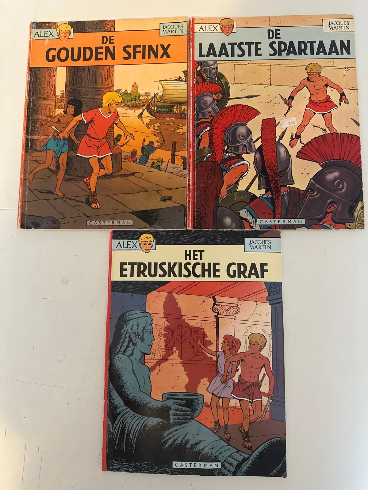 Alex stripboeken: De Gouden Sfinx, De Laatste Spartaan, Het, Meerdere stripboeken, Ophalen of Verzenden, Gelezen