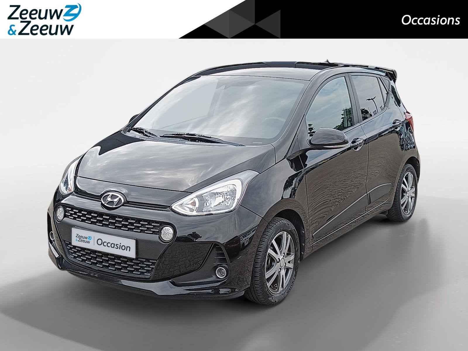 Hyundai i10 1.0i i-Premium | Apple Carplay/Android Auto | Vo, Auto's, Voorwielaandrijving, Stof, Gebruikt, Zwart