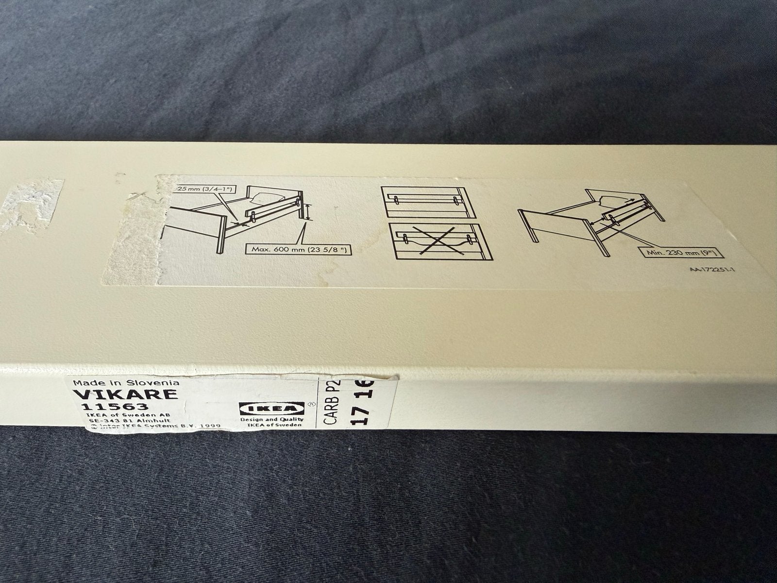 IKEA Vikare bedhekje - Veiligheid voor kinderbed, Ophalen, Gebruikt, Minder dan 140 cm, Minder dan 70 cm