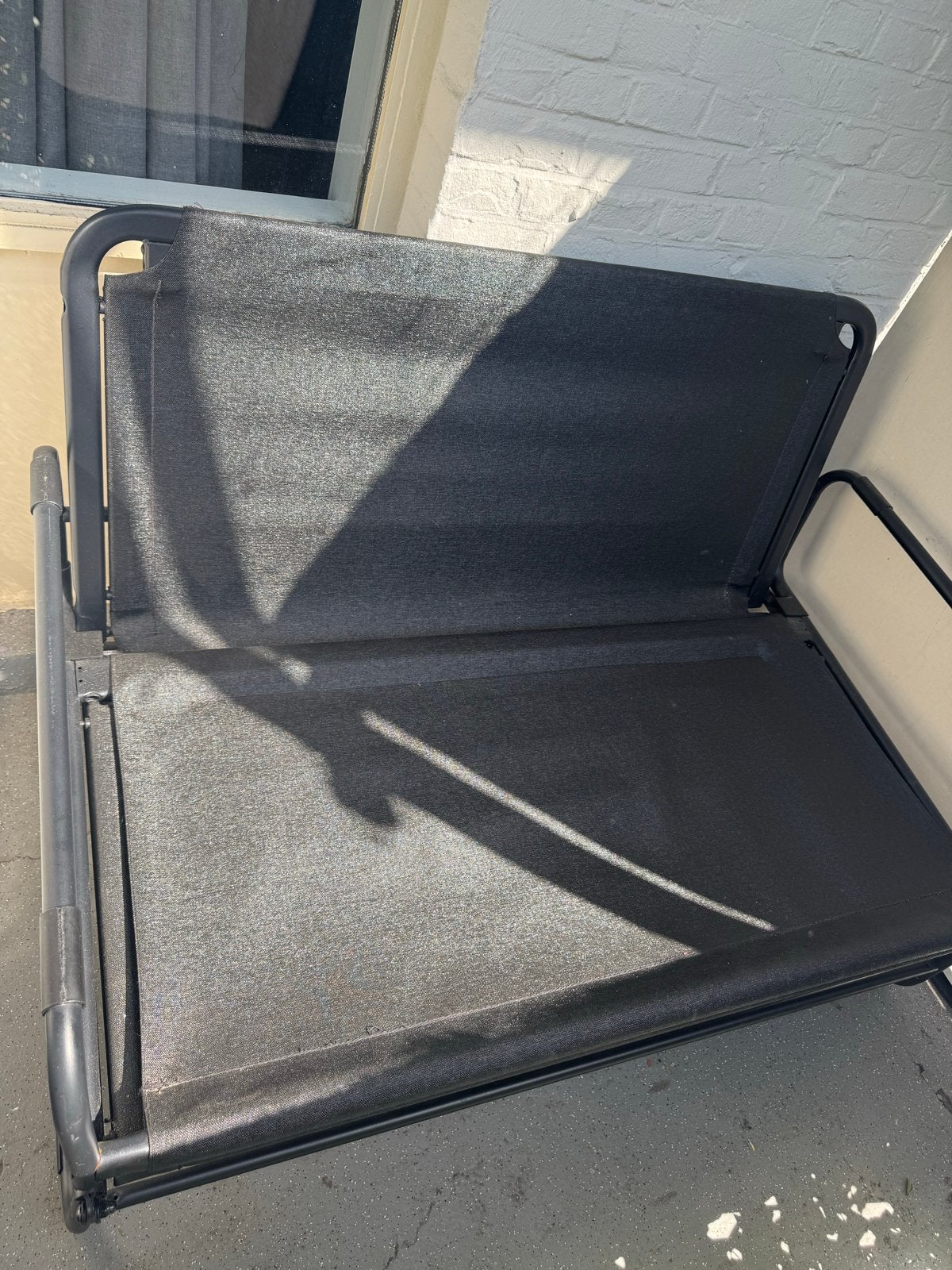 Ikea slaapbank, gebruikt, goede staat, Ophalen, Gebruikt, Zwart