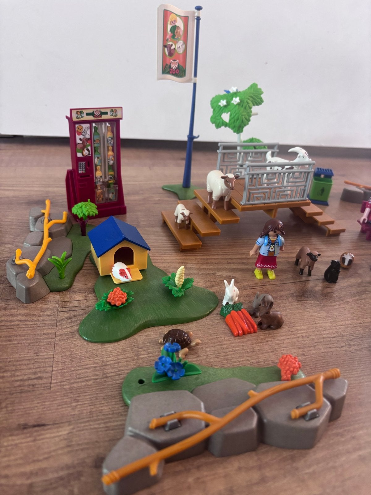 Playmobil kinderboerderij met Figuren en Dieren, Kinderen en Baby's, Speelgoed | Playmobil, Ophalen, Gebruikt, Complete set, Overige typen