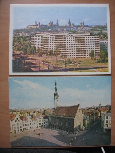 Historische gebouwen tallinn 80 olympische spelen, Verzenden, 1980 tot heden, Ongelopen