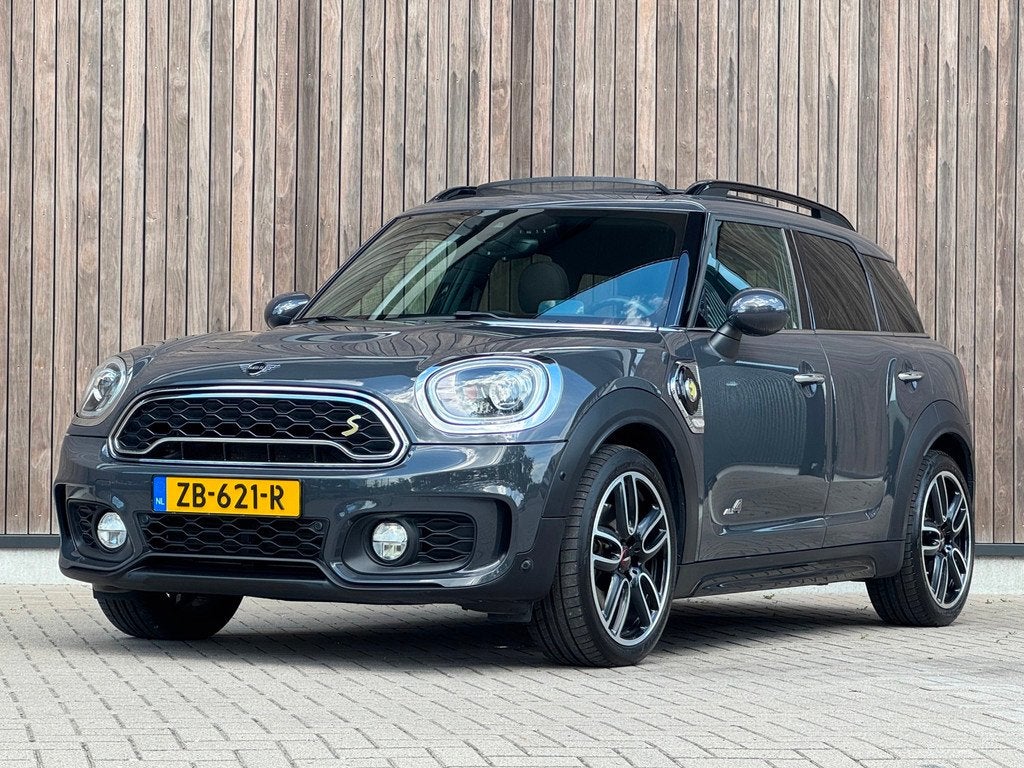 Mini Countryman 1.5 Cooper S E ALL4 Chili / Full Option /JCW, Gebruikt, Leder en Stof, Automatische klimaatregeling, Plug-in hybride