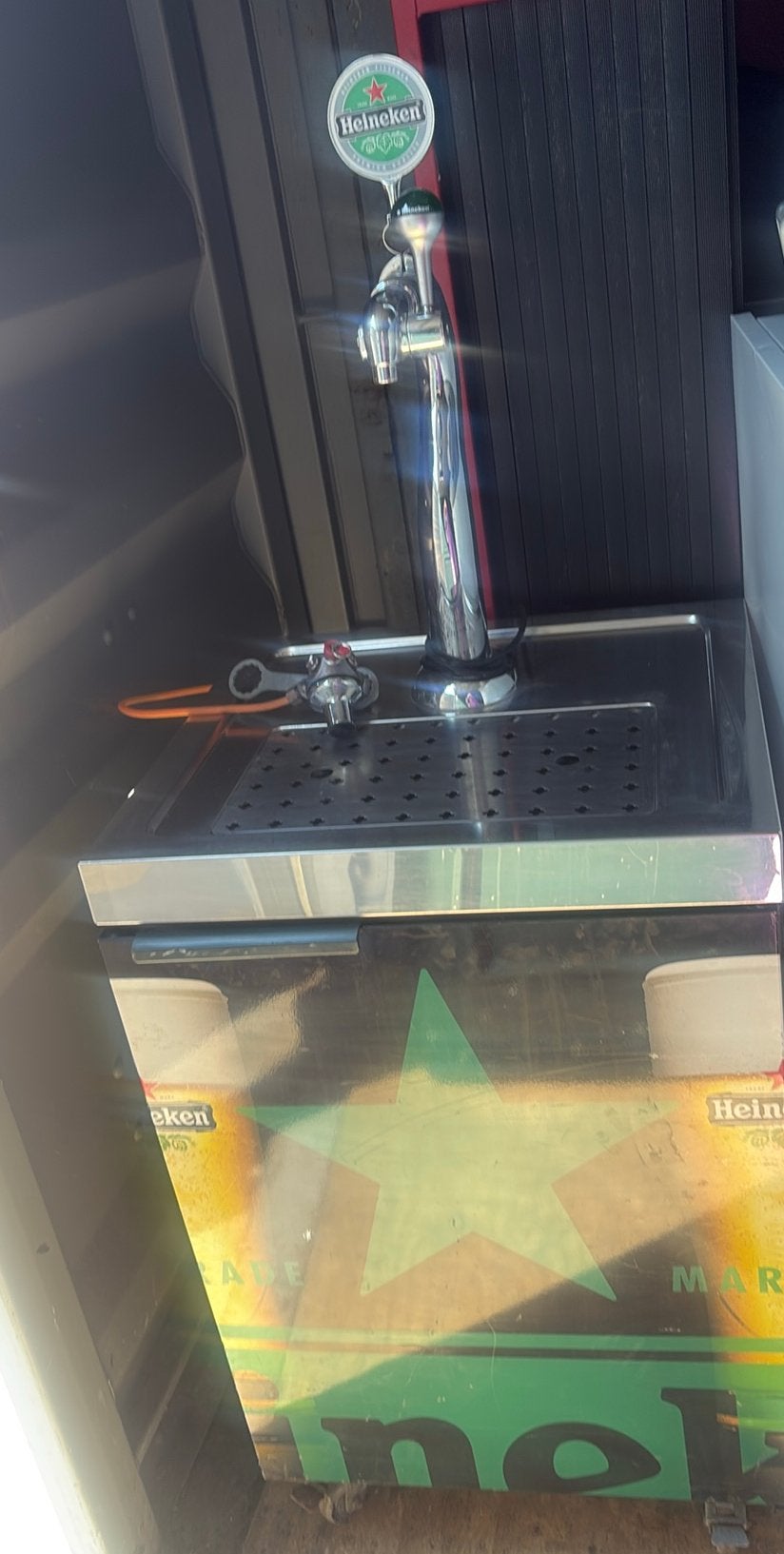 Heineken biertap, Ophalen, Gebruikt, Heineken