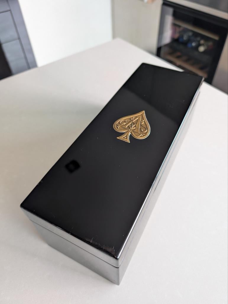 Armand de Brignac Champagne kist - Luxe Zwart, Ophalen of Verzenden, Zo goed als nieuw