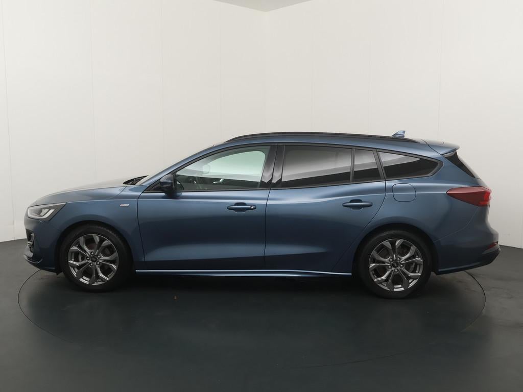 Ford FOCUS Wagon ST-Line EcoBoost Hybrid 125pk | All-Seasons, Gebruikt, Blauw, Automatische klimaatregeling, Origineel Nederlands