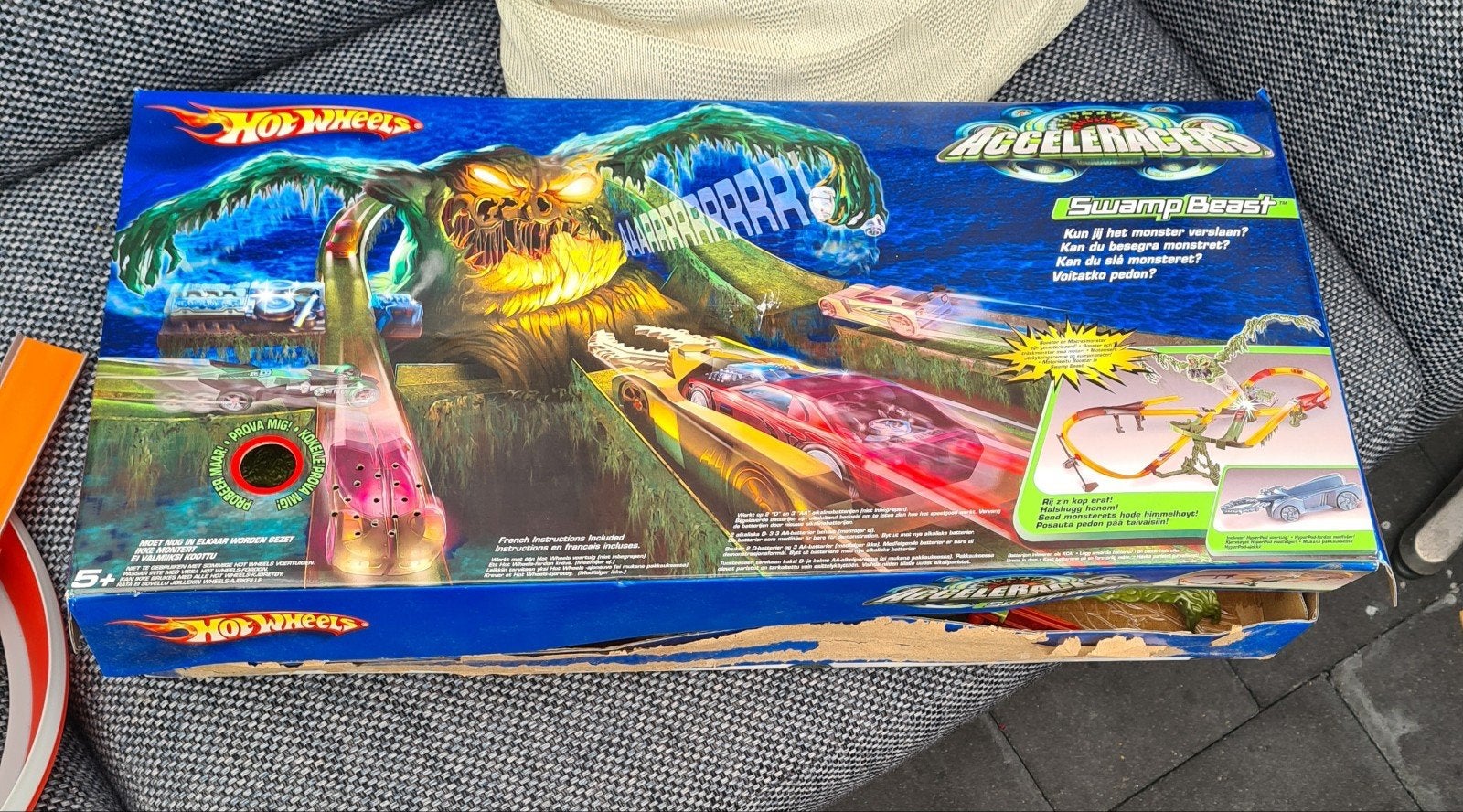 vintage HOT WHEELS Eccelleracers SWAMP BEAST, Ophalen of Verzenden, Gebruikt