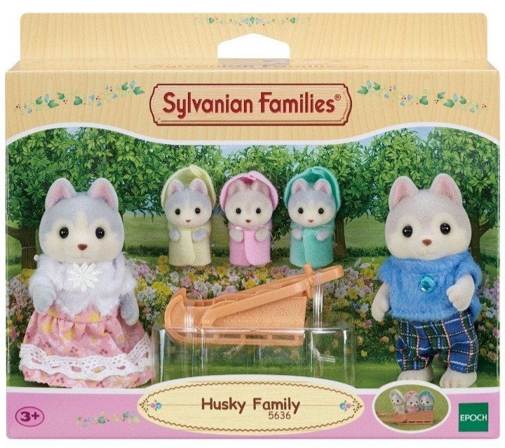 Sylvanian Families Familie Husky - Nieuw in verpakking, Verzamelen, Ophalen of Verzenden, Nieuw, Overige typen, Overige merken