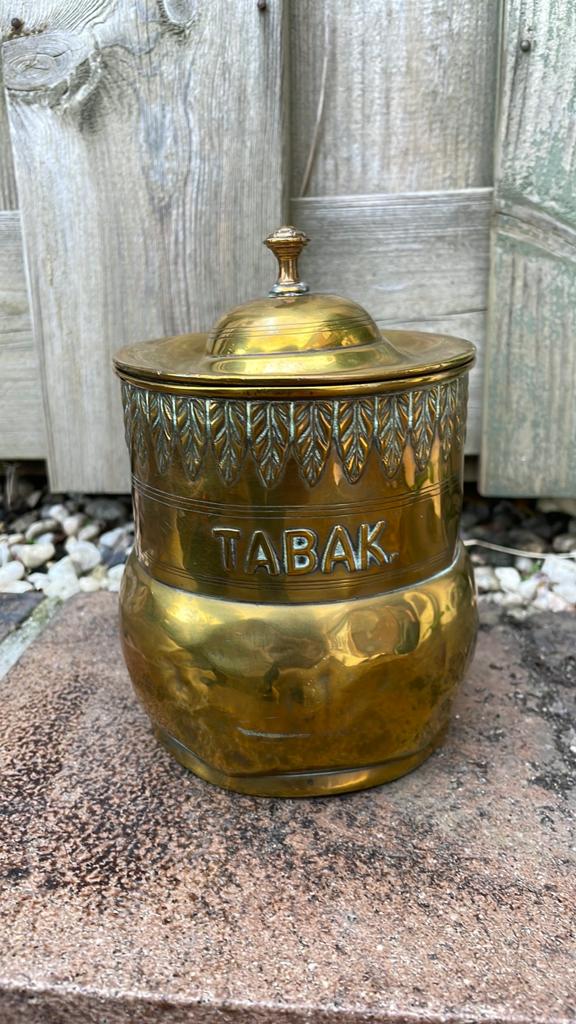 Antiek koperen tabakspot, Antiek en Kunst, Antiek | Koper en Brons, Ophalen of Verzenden, Koper