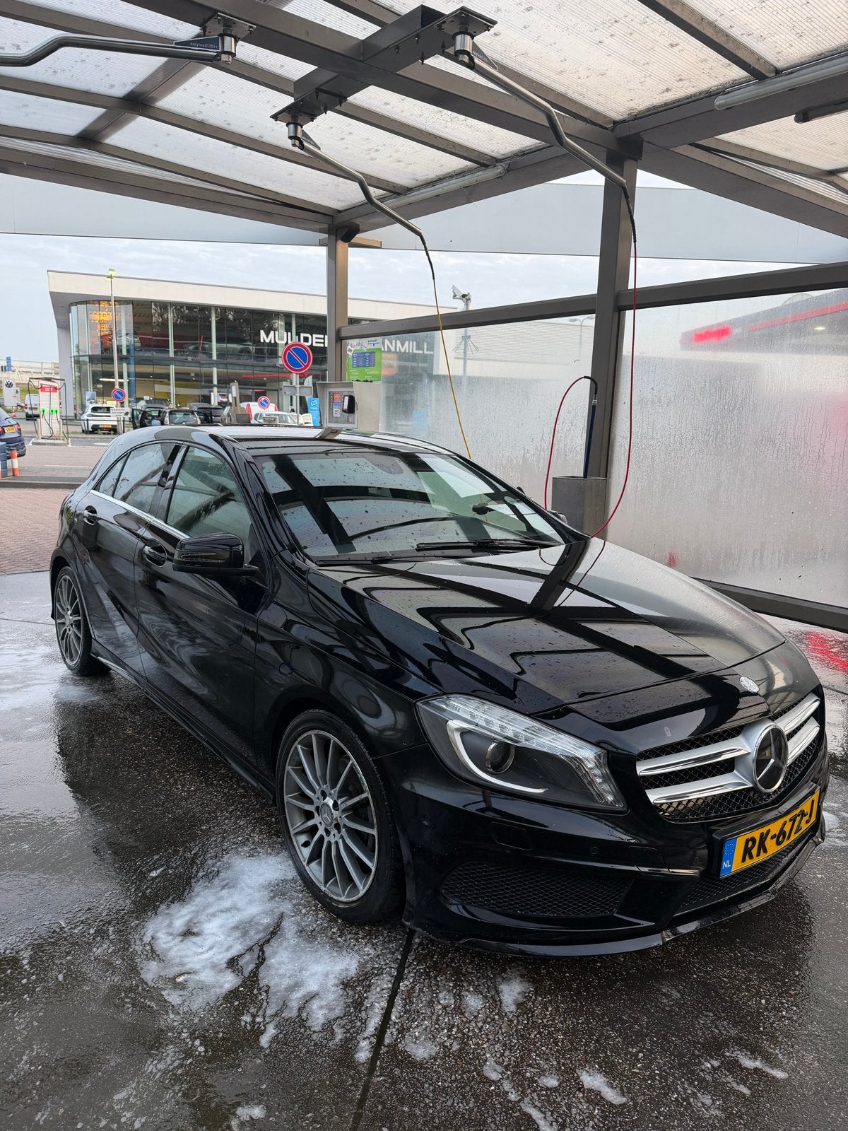 Mercedes-Benz A-Klasse 2.2 CDI A200 2014 Zwart, Auto's, 1355 kg, Euro 6, 4 cilinders, Zwart