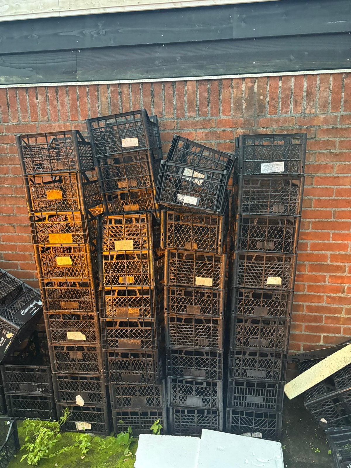 Gratis kunstof stapelkratjes., Ophalen, Gebruikt, Kunststof, Overige typen