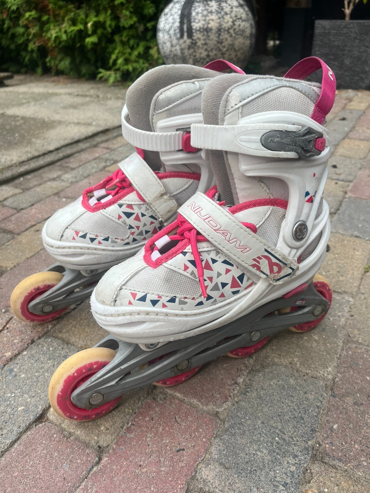 Nijdam verstelbare skeelers maat 33-36 meisjes, Kinderen, Inline skates 4 wielen, Ophalen, Overige merken