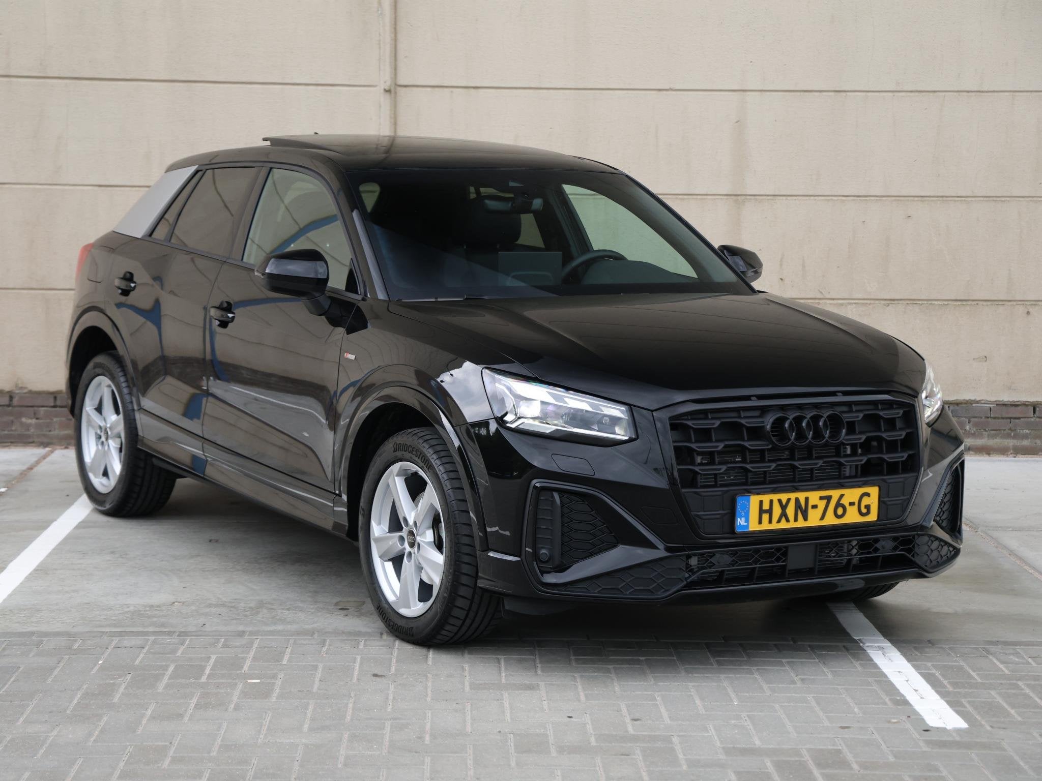 Audi Q2 35 TFSI S Edition 150pk | Panoramadak | Adaptive Cru, Auto's, 4 cilinders, 150 pk, Leder en Stof, Zwart