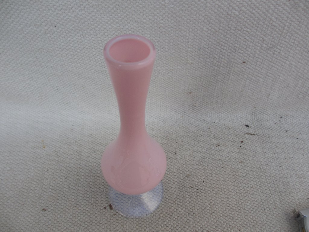 Vintage opaline Murano vaas jaren 60, Ophalen of Verzenden