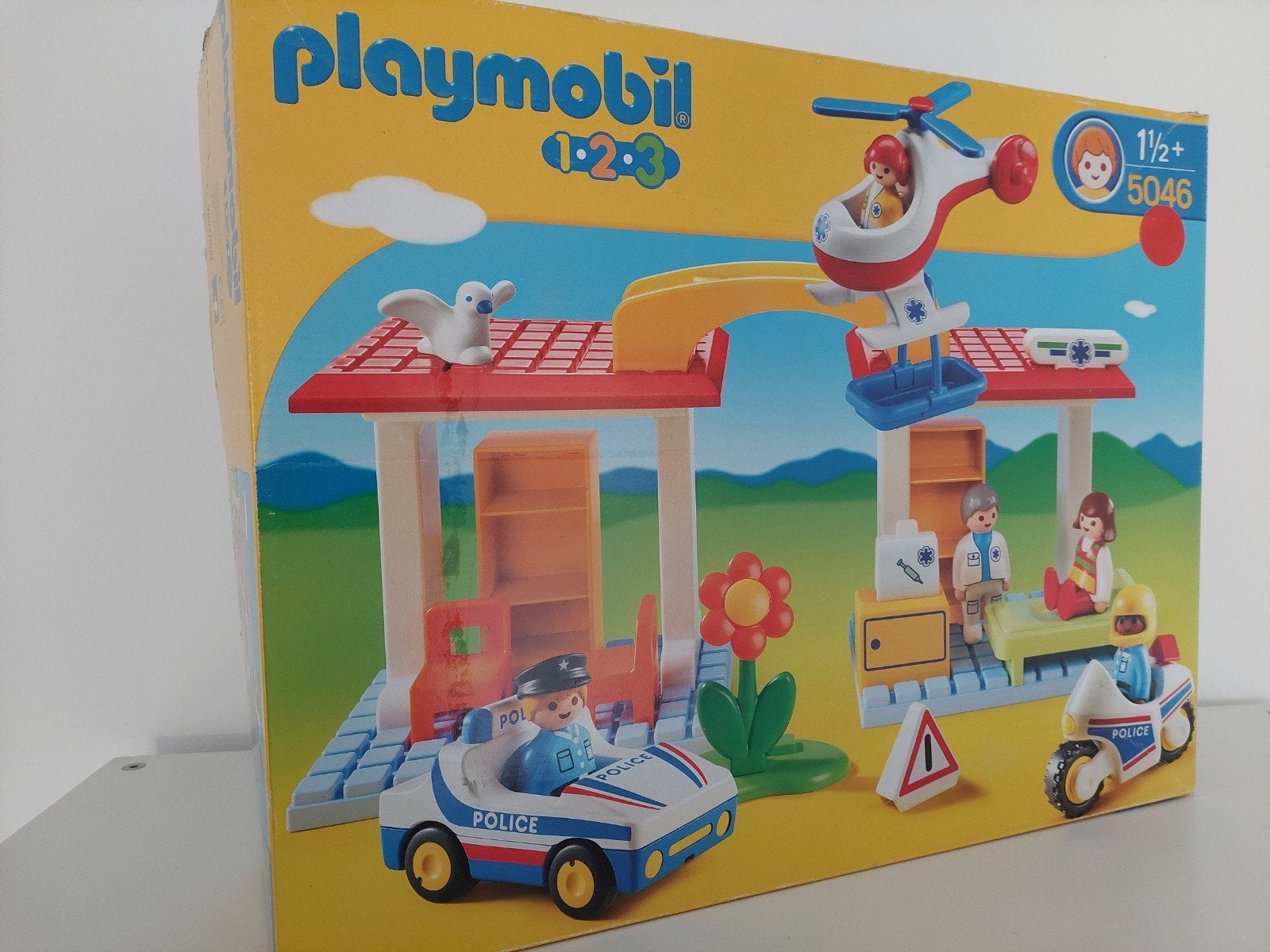 playmobil 123 ziekenhuis en politie 5046, Complete set, Overige typen, 1.2.3, Ophalen of Verzenden