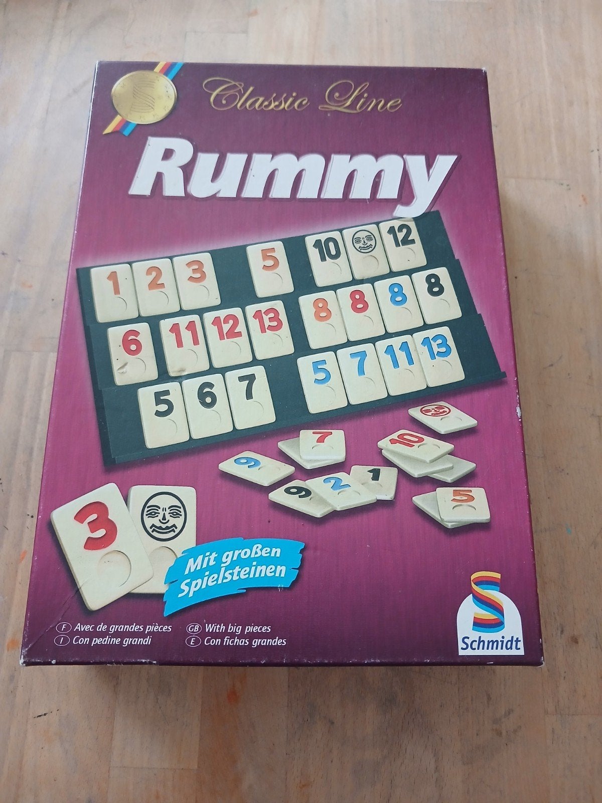 Rummikub ( rummy), Drie of vier spelers, Ophalen, Gebruikt