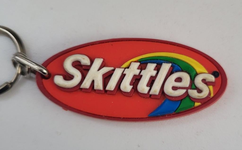 Skittles Sleutelhanger - Snoep Merk Fan Item, Ophalen of Verzenden, Gebruikt, Merk