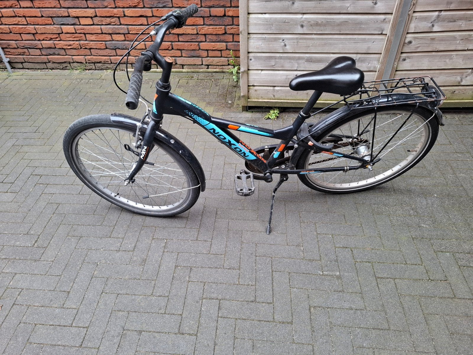 Noxon kinderfiets 36 cm, opknapper, Terugtraprem, Noxon B4Y, Gebruikt, Versnellingen